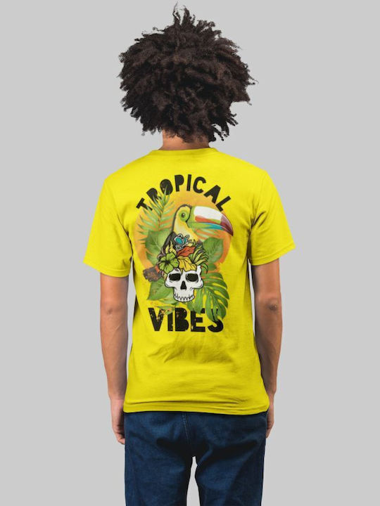 Tropical Vibes T-Shirt Rosa
