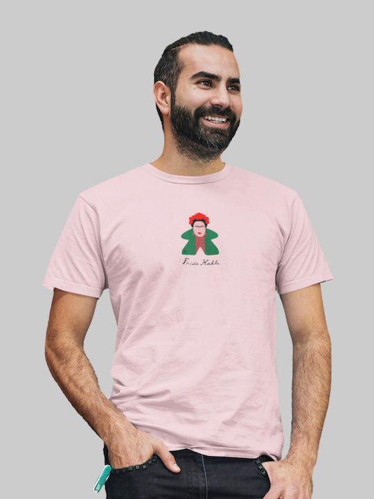 Frida Kahlo Meeple T-shirt Black