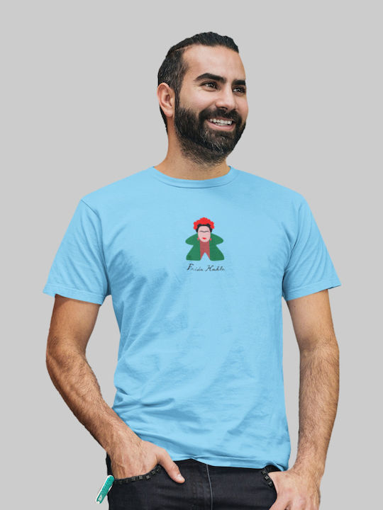 Frida Kahlo Meeple T-shirt Black