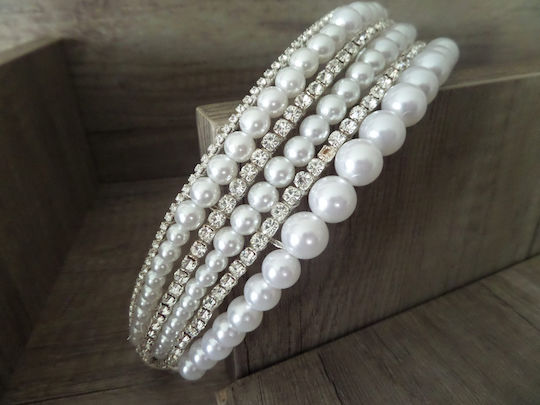 Bridal Headband K621 Sil-k621