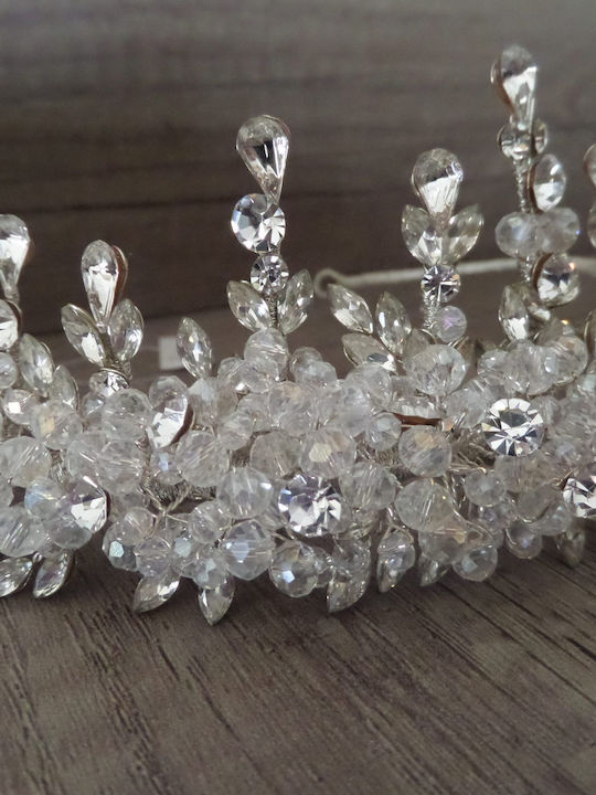 Tiara De Mireasă Coroană K649 Sil-k649