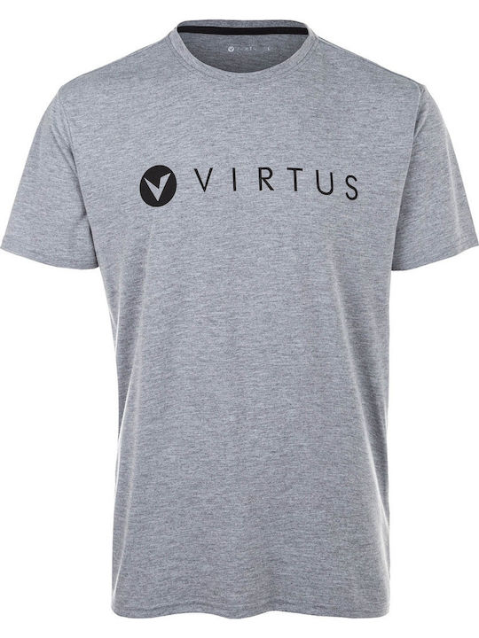 Virtus T-shirt Edwardo Logo 1038a Mid Grey Mel