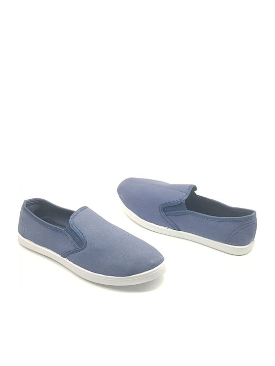 Πάνινα Ανδρικά Slip-On Μπλε