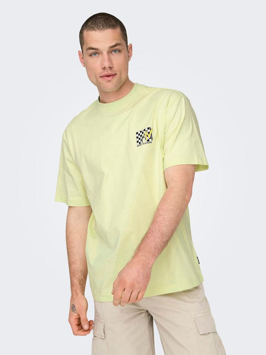 Mtv Music Television T-shirt – ’90s Backprint Edition Light Yellow