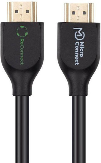 Microconnect HDMI 2.0 Cable HDMI male - HDMI male 0.5m Black