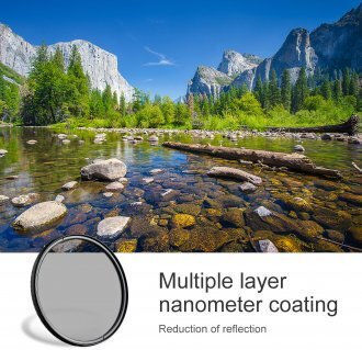 K&F Concept Circular CPL / PL Lens Filter Diameter 77mm with HMC Coating (Multi-Coated) for Camera Lenses