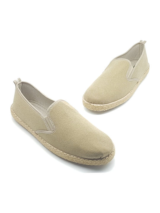 Material Slip-on-uri pentru bărbați Bej