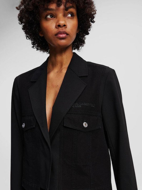 Karl Lagerfeld Women's Blazer Black