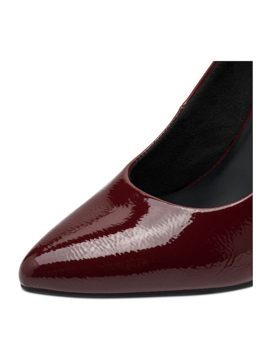 Anatomic Patent Leather Burgundy Heels