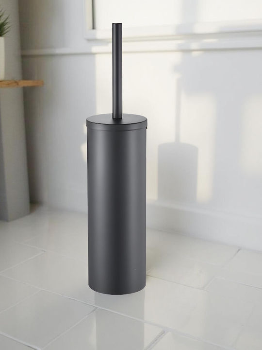 Inox Coș de gunoi pentru baie Gri