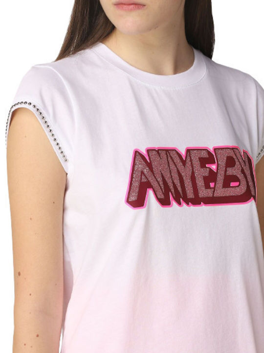 Aniye By Тишърт Aniye Basic Леко Бяло Дамска