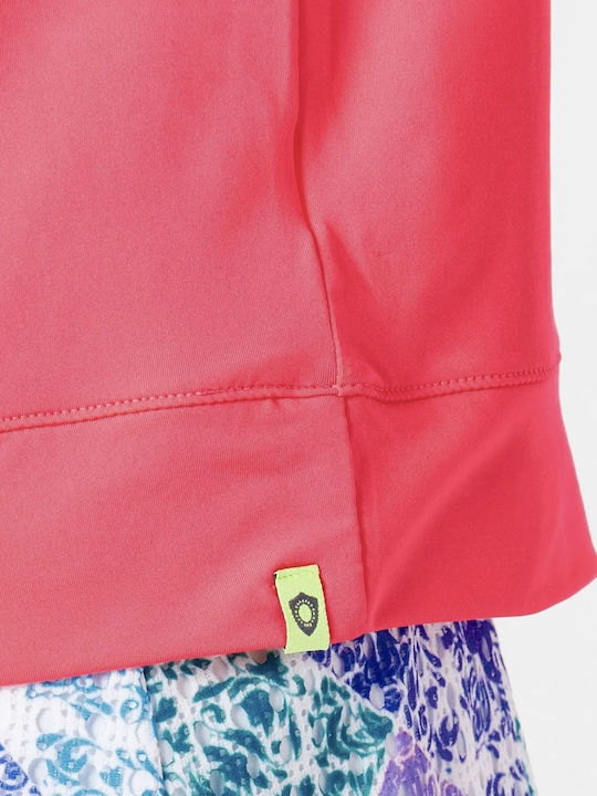 Lucky In Love Hype Women's Long Sleeve Coral Crush