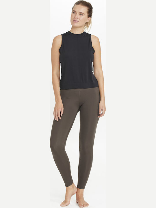 Athlecia Bluze Fără Mâneci Laimeia Oversized Seamless Top 1001 Negru
