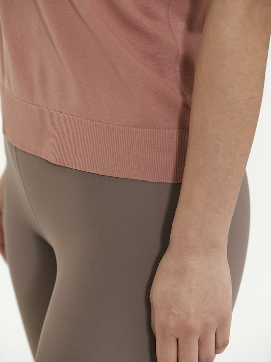 Athlecia Μπλούζα Αμάνικη Laimeia Oversize Seamless Top 1109 Burlwood