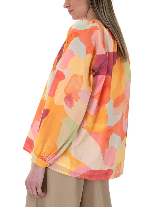 Black N Black Long Sleeve Blouse Women Black & Black Orange Green Pink S23b3072-One-Color
