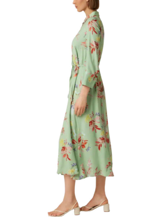 Penny Black Cerino Dress 12212123 Light Green Floral Women's