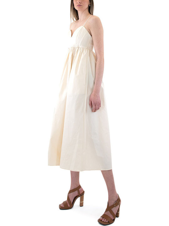 Matchbox Maxi Dress Women Matchbox Μπεζ Mtchbx-la3123