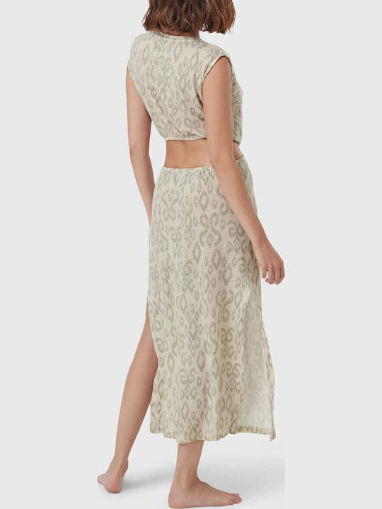 Φορεμα Laurene23 Ikat Green