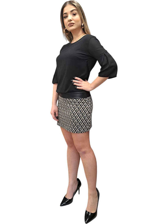 Women's Dress Miss Miss Geometric Fantasy Black