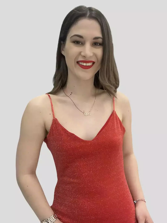Rotes Damenkleid Mini
