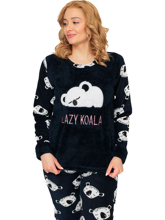 Γυναικεία Πυτζάμα Fleece 20190