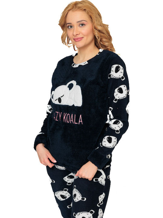 Γυναικεία Πυτζάμα Fleece 20190