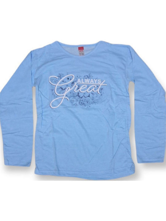 Pijamale Dama Great Albastru Deschis