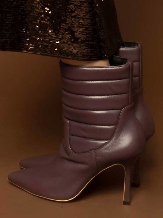 Damen Stiefeletten Gold&rouge Meili Lila 012800030700537