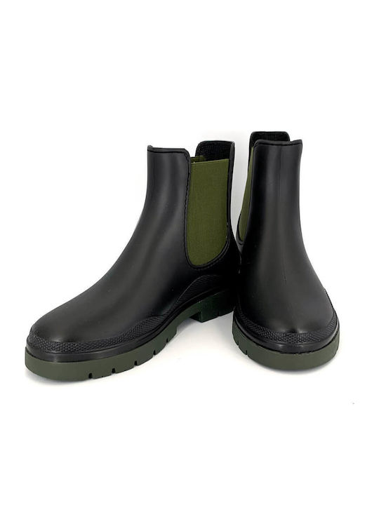 Ateneo Wasserdichte Stiefeletten Damen 100022022 Schwarze Ölig
