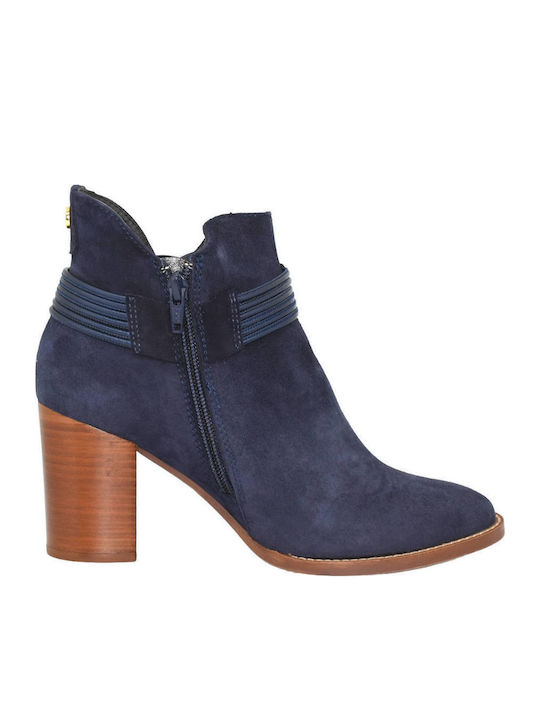Leder Stiefeletten Mlv Cecilia16 Blau