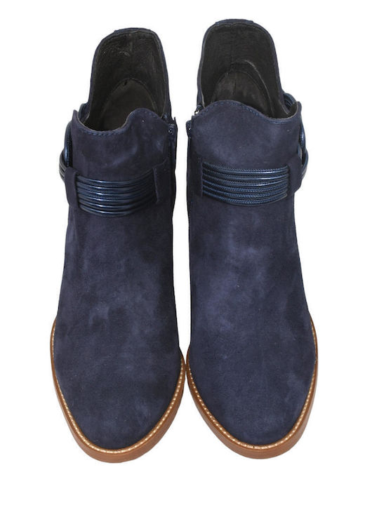 Leder Stiefeletten Mlv Cecilia16 Blau