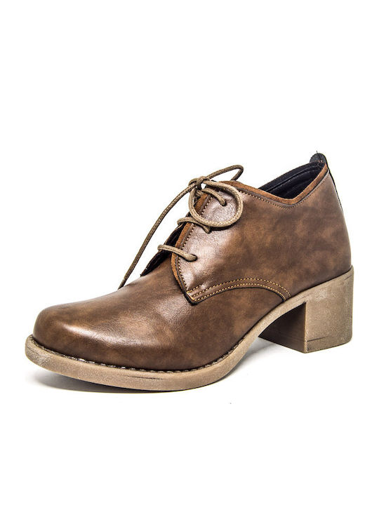 Blondie Ghete Dama Culoare Full Face Maro Stil Oxford