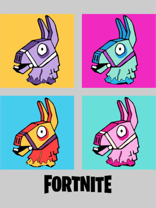 Fortnite Tricou Llama Alb