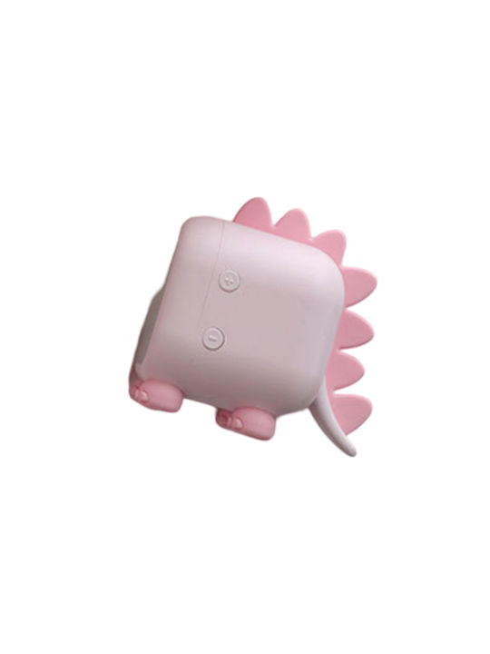 Techkidz Animated Backlight Alarm Clock Model Mon Petit Dino Pink