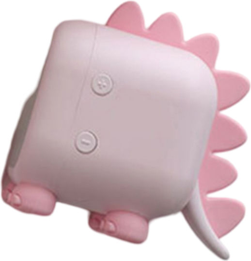 Techkidz Animated Backlight Alarm Clock Model Mon Petit Dino Pink