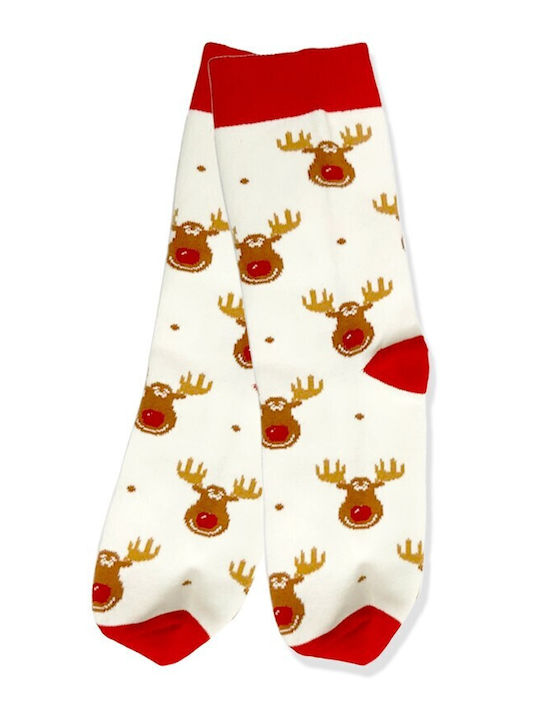 0070-01 Christmas Socks Set Of 2 Pieces 2 Pack Xmas Socks V-store