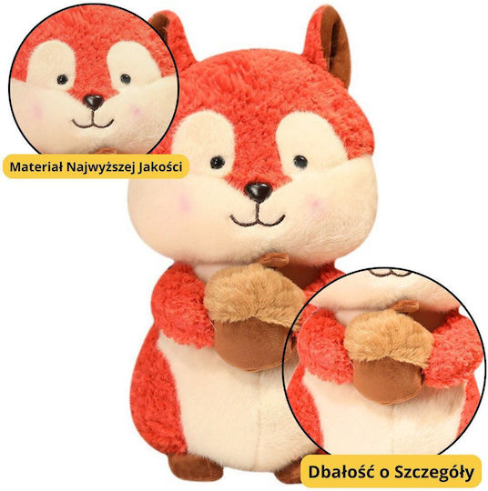 Plüsch Eichhörnchen Kuscheltier Eichel 25cm