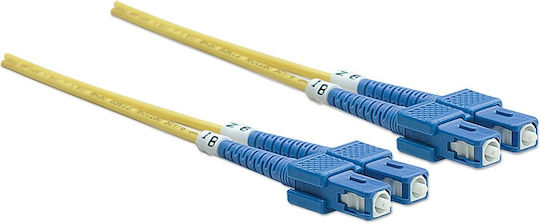 Techly Techly Optische Faser SC-SC Kabel 5m Gelb