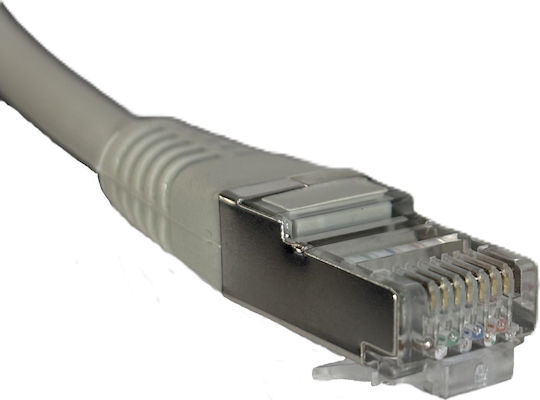 Netrack F/UTP Cat.6 Gigabit Ethernet Network Cable 3m Gray