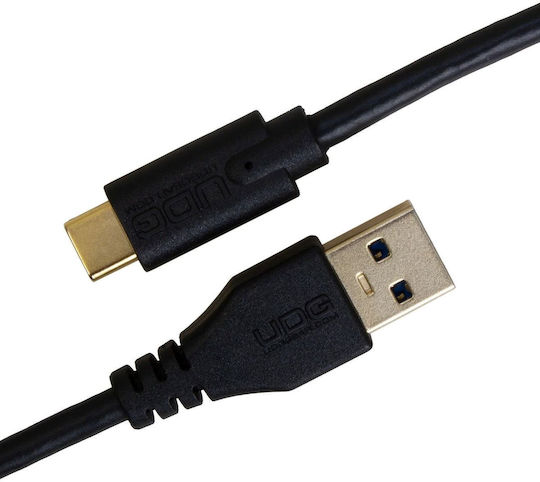 UDG USB 3.0 Cable USB-C male - USB-A Μαύρο 1.5m U98001BL