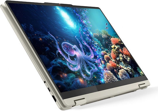 Lenovo Yoga 7 2-in-1 16AKP10 16 Zoll OLED Touchscreen 120Hz Ryzen AI 300 Serie-7 350/16GB/512GB SSD W11 Startseite Seashell US Tastatursprache