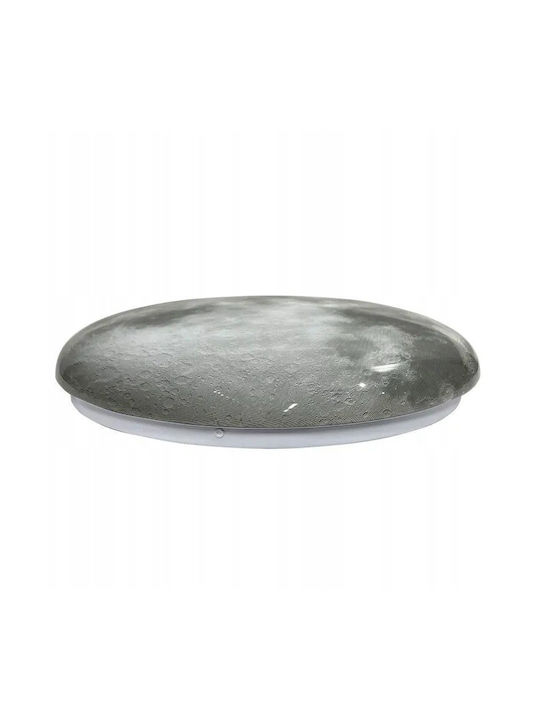 Light Prestige Ceiling Mount Light Gray with Integrated LED