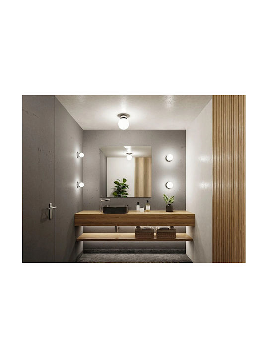 Paulmann Deckenleuchte Badezimmer Silber mit Integrierter LED
