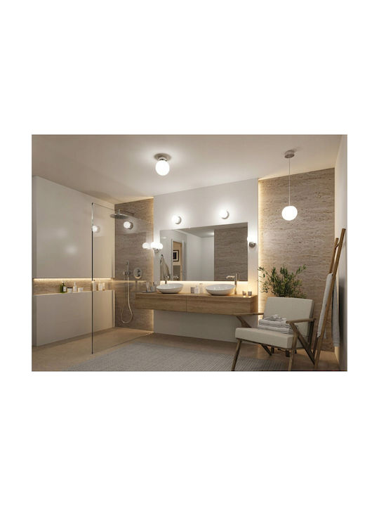 Paulmann Deckenleuchte Badezimmer Silber mit Integrierter LED