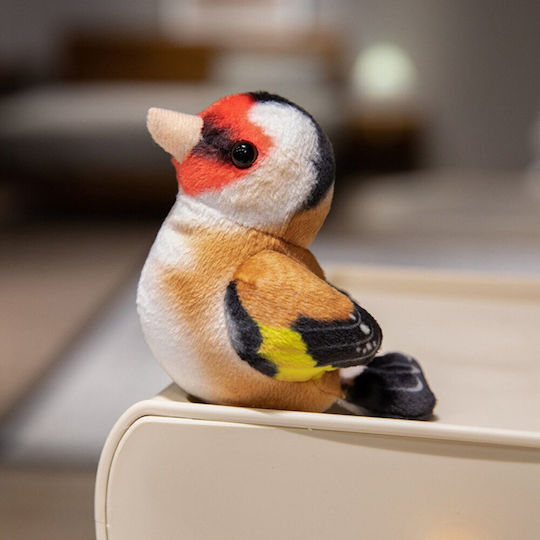 Small Blue Plush Bird Tit Finch 10cm