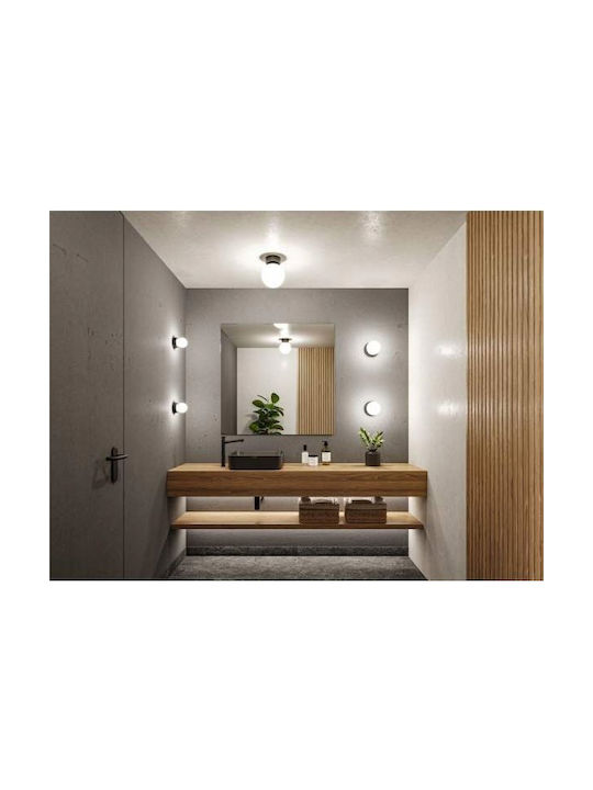 Paulmann Deckenleuchte Badezimmer Schwarz mit Integrierter LED