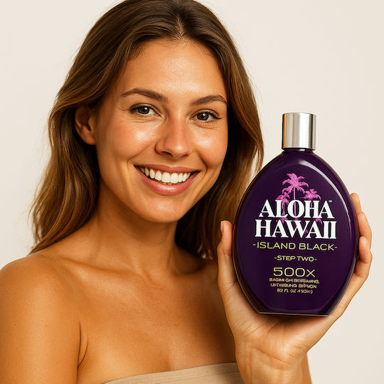 Tan Inc Aloha Hawaii Island Black Tanning Balsam Tanning Bronzer 400ml