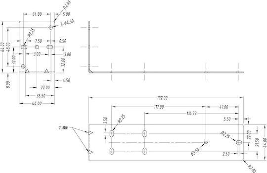 Mean Well Βάση για Κάμερες Συστημάτων CCTV DRL-02