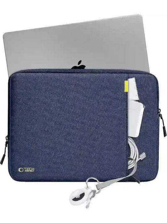 Tech-Protect Defender Tasche für Laptop 14" in Blau Farbe