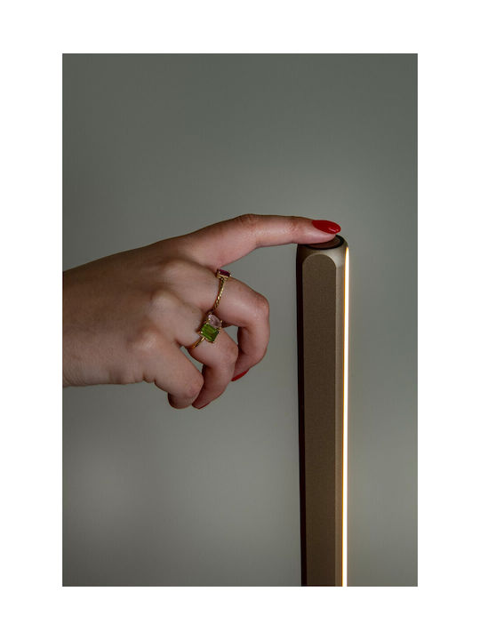 Lucide Lightning Braga LED Floor Lamp with Adjustable White Light Brown